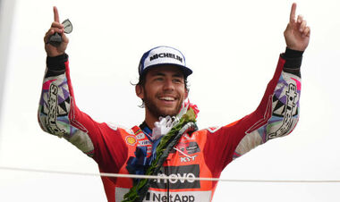 Десять за десять. Бастьянини выиграл Гран-при Великобритании MotoGP